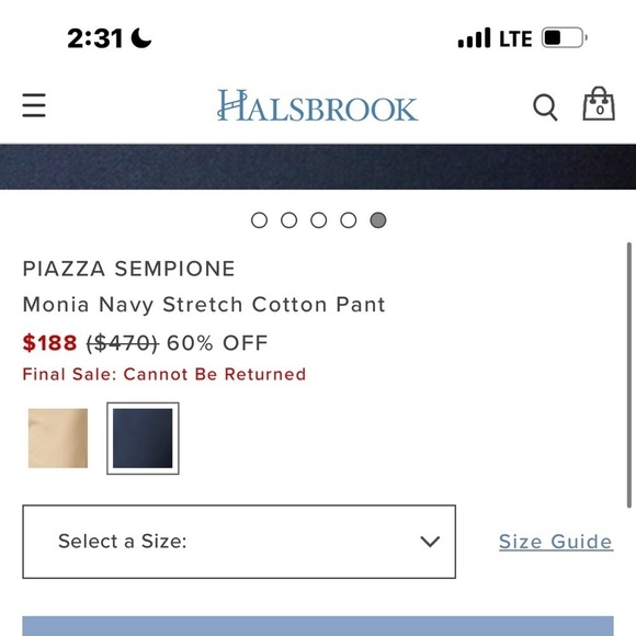 Piazza Sempione Made in Italy Black Monia Trouser Size 40/US4 - Picture 11 of 14